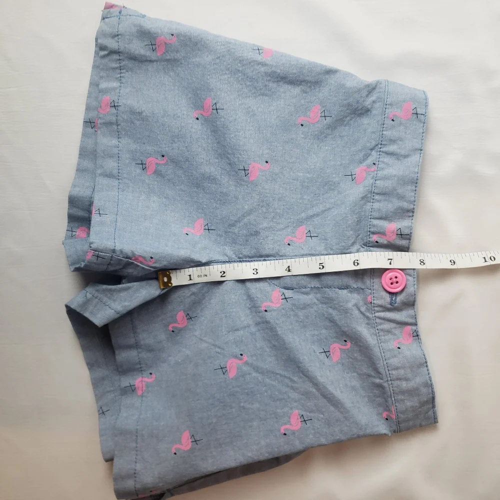 Gymboree Flamingo Print Cotton Shorts